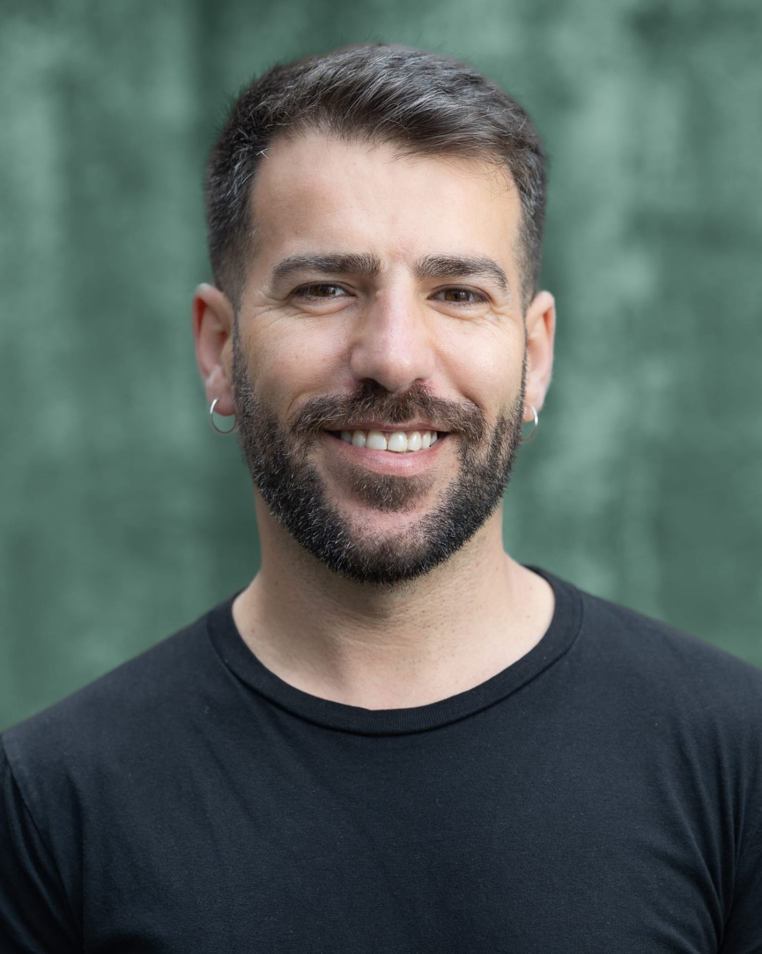 Sérgio Correia com animais